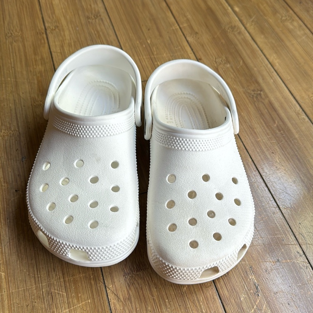 Crocs Classic Clog Size men 3 women 5 white Slip-On Comfort